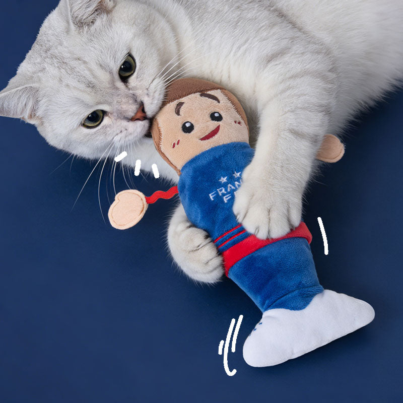 France FFF Pet Cat Kicker Toy - Mascot